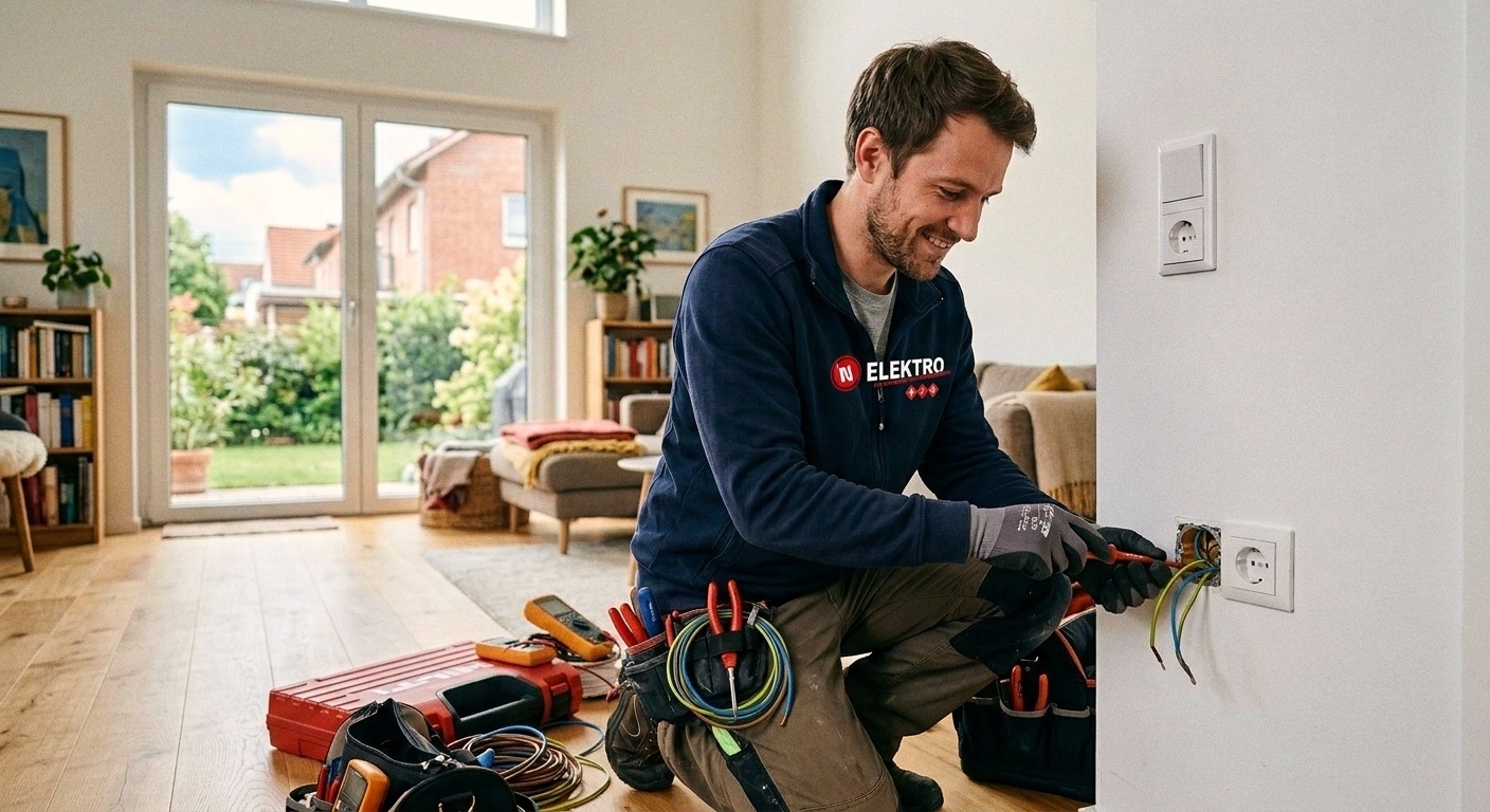 HY-Elektro Fachbetrieb bei der Arbeit